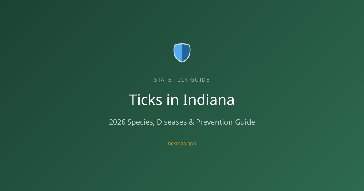 Ticks in Indiana (2026): Species, Diseases & Prevention Tips — Tick Map