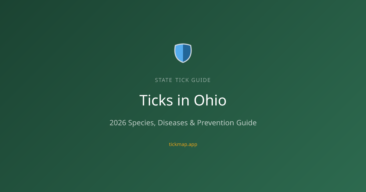 Ticks in Ohio (2026): Species, Diseases & Prevention Tips — Tick Map